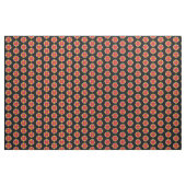 Tissu Flore jaune rouge (Fat Quarter)