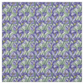 Tissu Flore Motif Fleurs Iris (Échantillon)