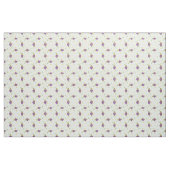 Tissu Flore violette et minuscule jaune (Yard)