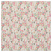 Tissu Flores de Chiens Mastiff (Échantillon)