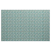 Tissu Flores vintages australiens de Shepherd turquoise (Yard)