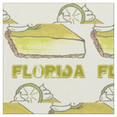 Tissu FLORIDA Keys FL Clé Lime Keylime Pie Slice Foin (Fermer)