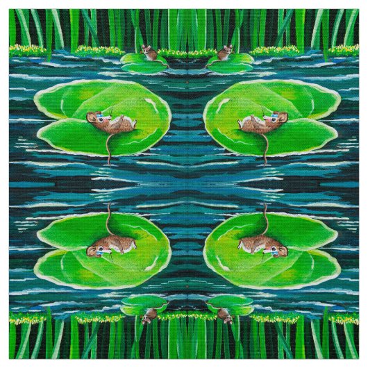 Tissu Flottant sur mon Lily Pad (Échantillon)
