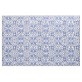 Tissu Flowered blue and white fabric (Yard)