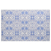Tissu Flowered blue and white fabric (Fat Quarter)