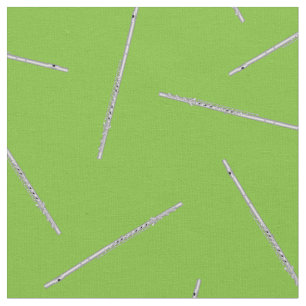 Tissu Flute Musique Musicien Décor Vert Salle