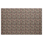 Tissu flûte noire pour chien de garde-frontière (Fat Quarter)