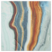 Tissu Flux de marbre bleu rouille (Échantillon)