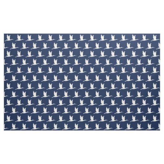 Tissu Flying white stork (Yard)