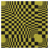 Tissu fond abstrait noir sur jaune (Fermer)