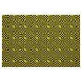 Tissu fond abstrait noir sur jaune (Fat Quarter)