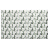 Tissu Forêt À feuillage persistant D'Arbres Aquarelle (Yard)