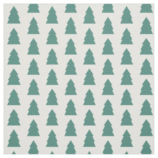 Tissu Forêt d'arbres de Noël (Échantillon)