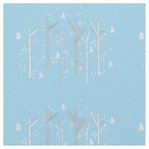 Tissu Forêt de bouleaux