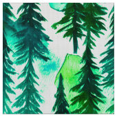 Tissu Forêt de pins de montagne (Fermer)