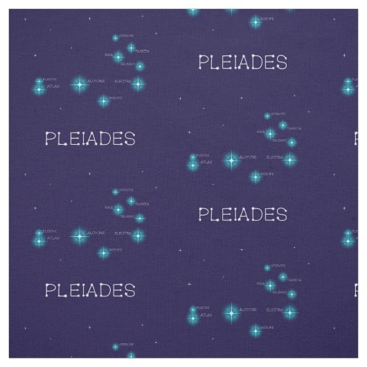 Tissu Formation d'étoiles Pleiades (Échantillon)
