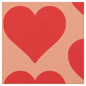 Tissu Forme de cœur rouge amour classique minimalisme (Fermer)
