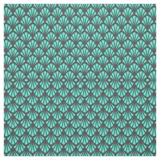 Tissu Forme de coquille Art déco (Échantillon)