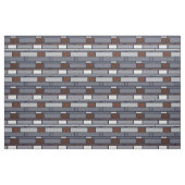 Tissu Formes de rectangle marine et rouille IIB (Fat Quarter)