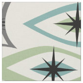 Tissu Formes du milieu du siècle - Vert/Bleu ©studioxtin (Fermer)