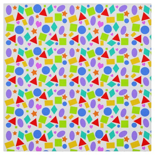 Tissu Formes et couleurs (Échantillon)