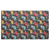 Tissu formes géométriques modernes Abstraites rayées (Yard)