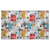Tissu formes géométriques modernes Abstraites rayées (Fat Quarter)