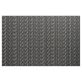 Tissu Formes géométriques noir motif (Yard)