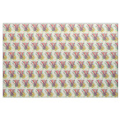 Tissu Formes géométriques rétro et ananas (Yard)