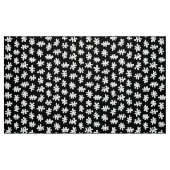 Tissu Formes morphiques 120322 - Blanc sur noir (Fat Quarter)