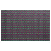 Tissu Formes vert et violet sur noir (Fat Quarter)