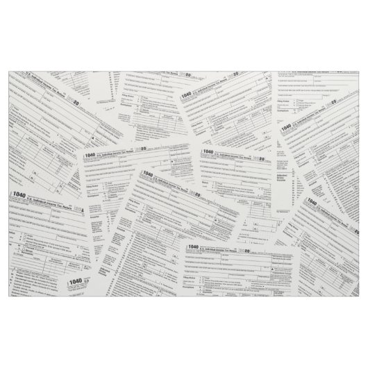 Tissu Formulaires fiscaux 1040 (Yard)