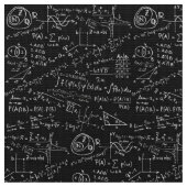 Tissu - Formule mathématique noir et blanc (Fermer)