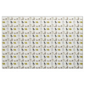 Tissu fou de chats de bande dessinée (Fat Quarter)