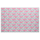 Tissu Foule rose et blanche des Flamants roses (Fat Quarter)