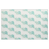 Tissu Fourche dans la rue Funny vélo (Fat Quarter)