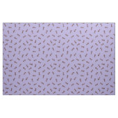 Tissu Fourmis brunes illustrées sur violet (Fat Quarter)