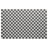 Tissu Fourmis noir et blanc de damier (Yard)