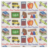 Tissu Fournitures de la meilleure école d'enseignant du  (Fermer)