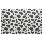 Tissu Fourrure de vache noire et blanche (Yard)