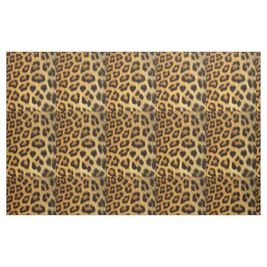 Tissu Fourrure Faux Leopard Spod (Fat Quarter)