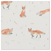 Tissu Fox d'hiver (Fermer)