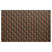 Tissu Fox rouge Kitsune de tribal de Firey (Fat Quarter)