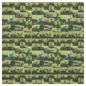 Tissu Fox Terrier Photo Collage, (Échantillon)