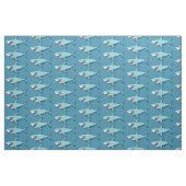 Tissu frais de coutume de requin (Fat Quarter)