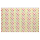 Tissu fraise d'aquarelle jaune (Yard)