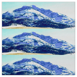 Tissu Fraise Mountain Fabric