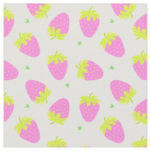 Tissu Fraise rose (Fermer)