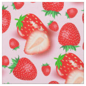 Tissu Fraise rose (Fermer)