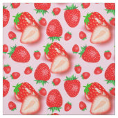 Tissu Fraise rose (Échantillon)